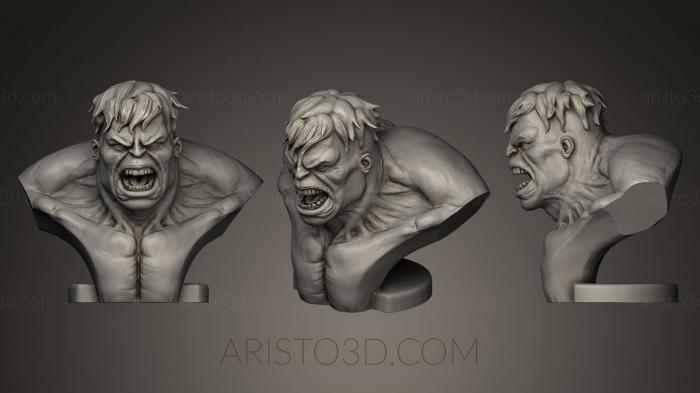 Busts of heroes and monsters (BUSTH_0175) 3D model for CNC machine